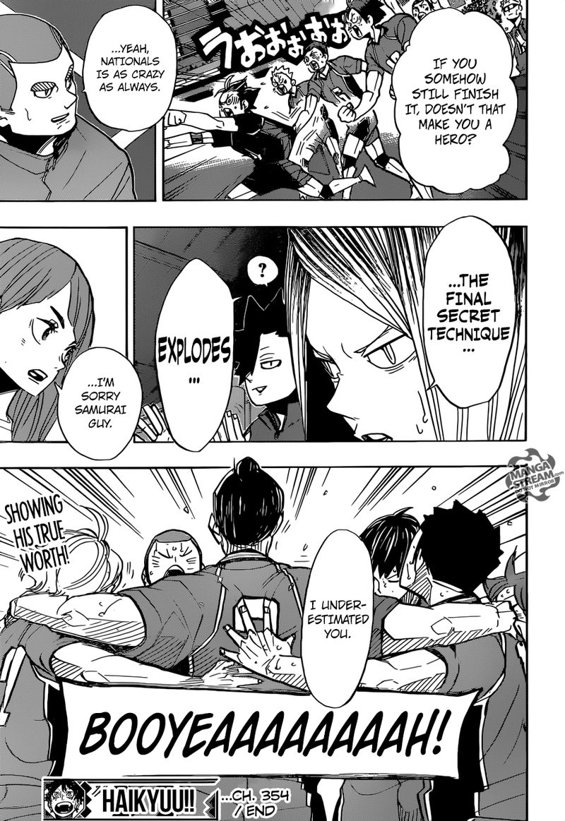 Haikyuu!! Chapter 354 - Page 20