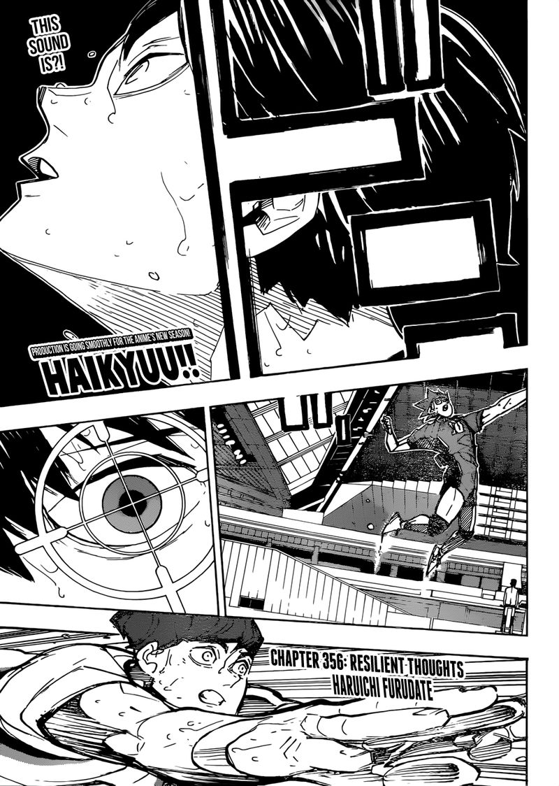 Haikyuu!! Chapter 356 - Page 1