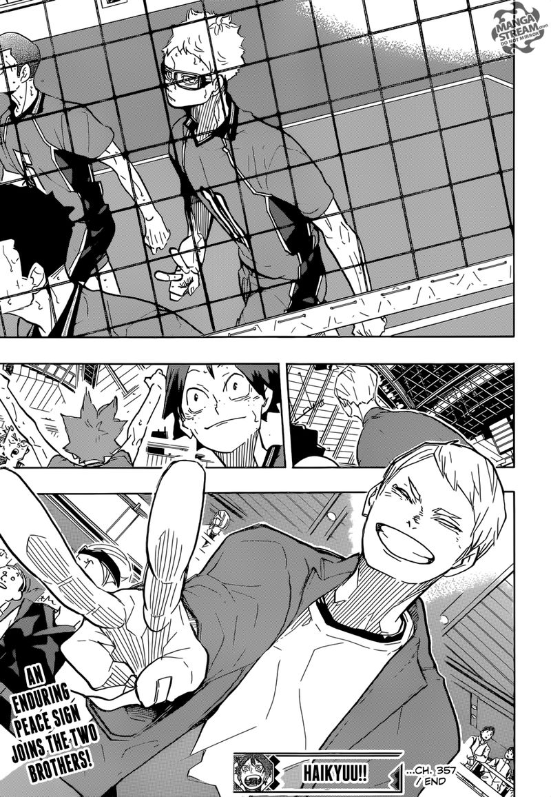 Haikyuu!! Chapter 357 - Page 18