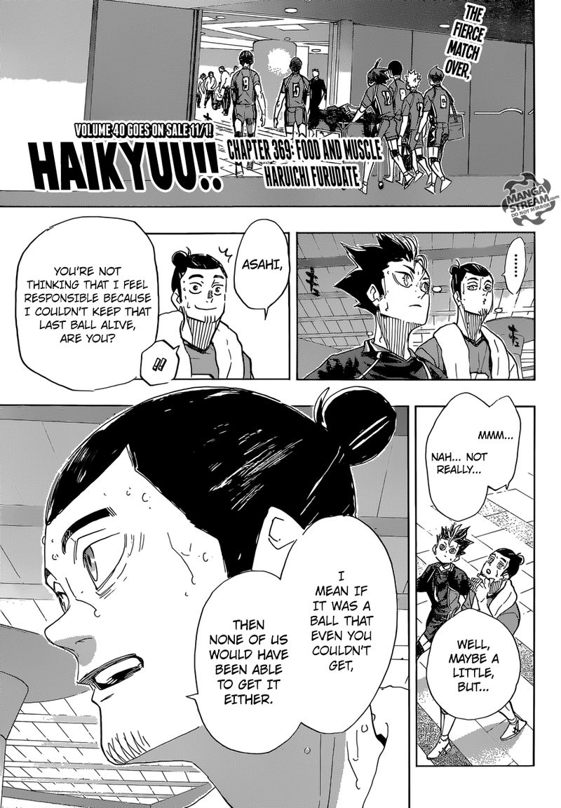 Haikyuu!! Chapter 369 - Page 1