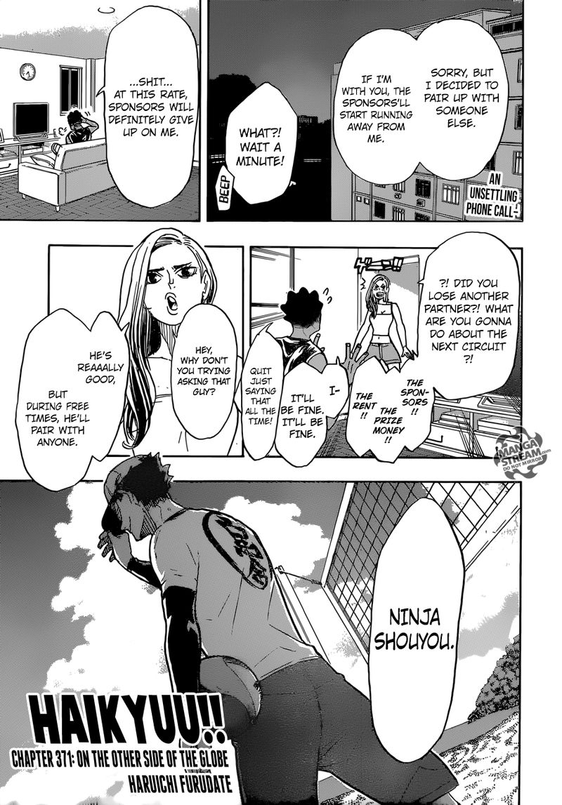 Haikyuu!! Chapter 371 - Page 1