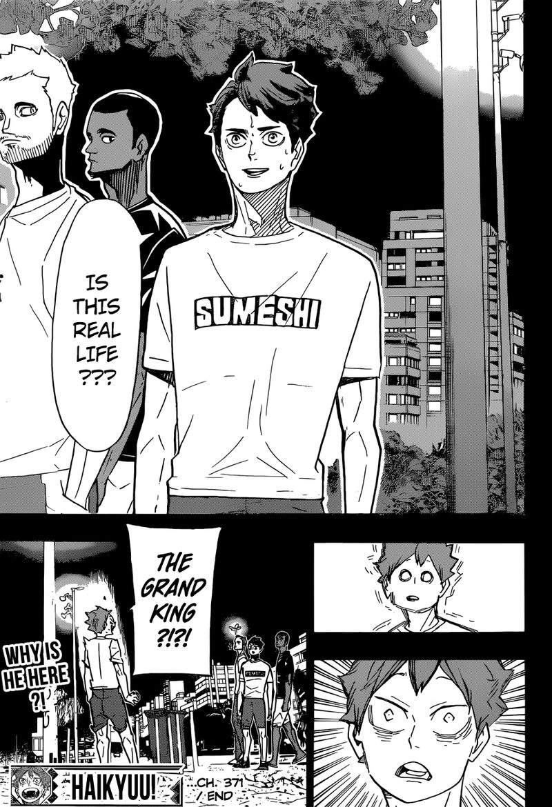 Haikyuu!! Chapter 371 - Page 19