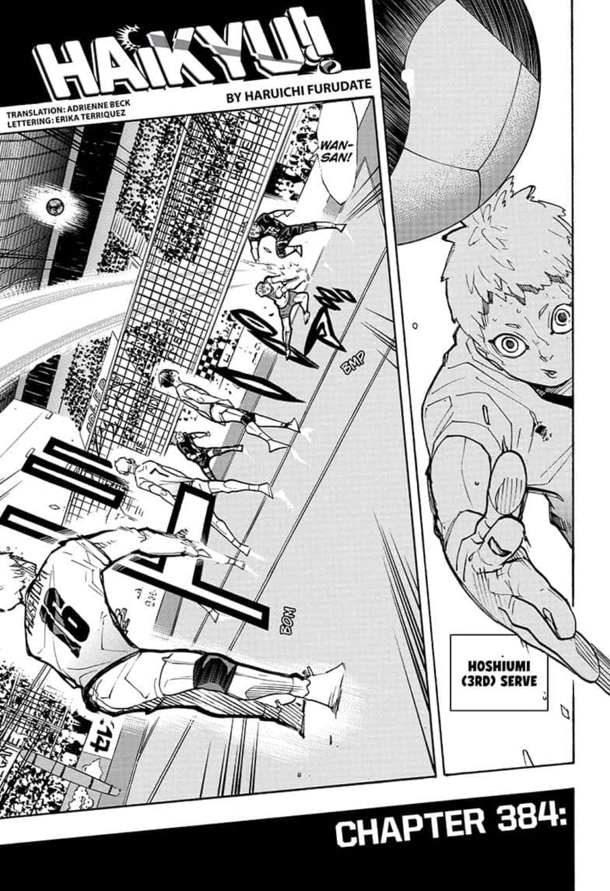 Haikyuu!! Chapter 384 - Page 1