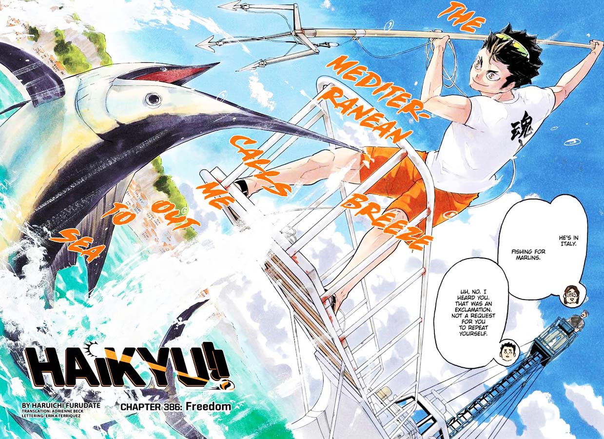 Haikyuu!! Chapter 386 - Page 2