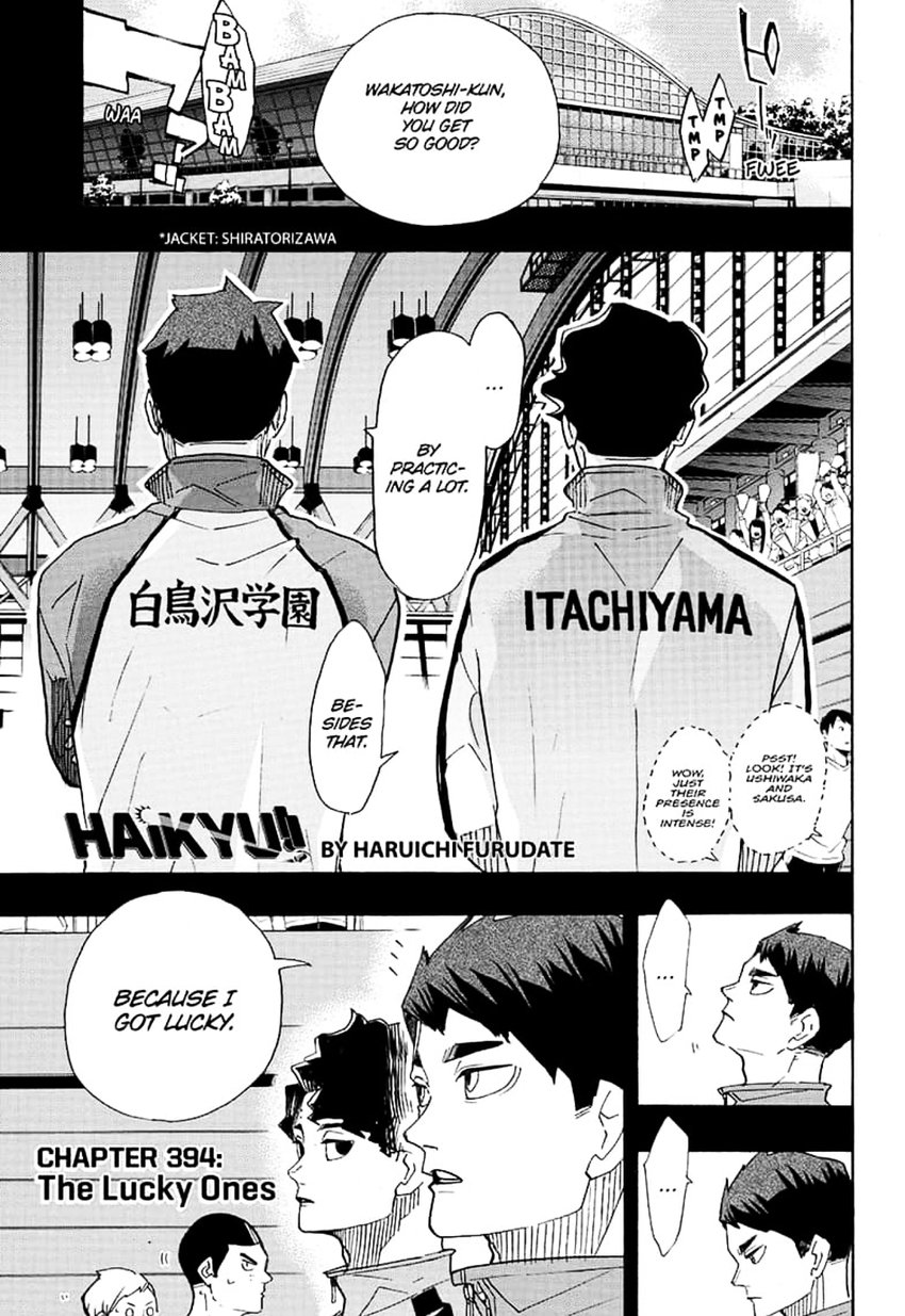 Haikyuu!! Chapter 394 - Page 1