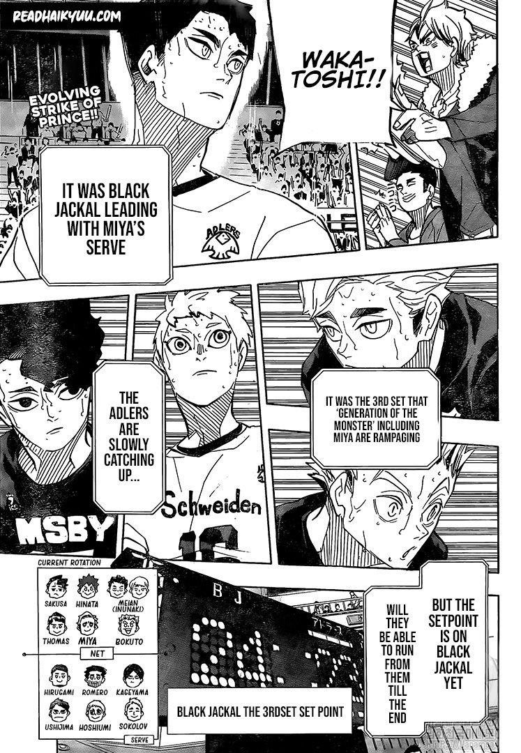 Haikyuu!! Chapter 396 - Page 3