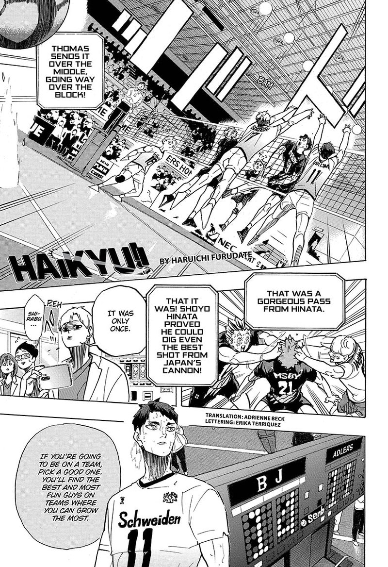 Haikyuu!! Chapter 399 - Page 1