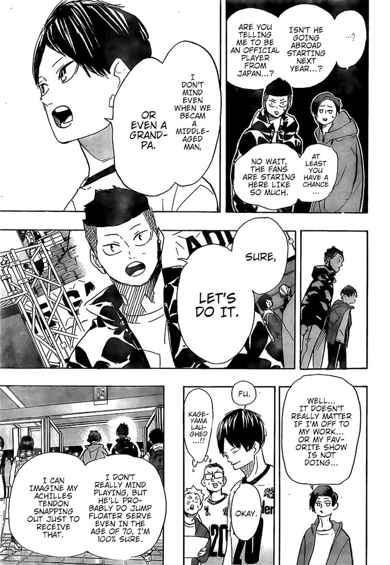 Haikyuu!! Chapter 401 - Page 18