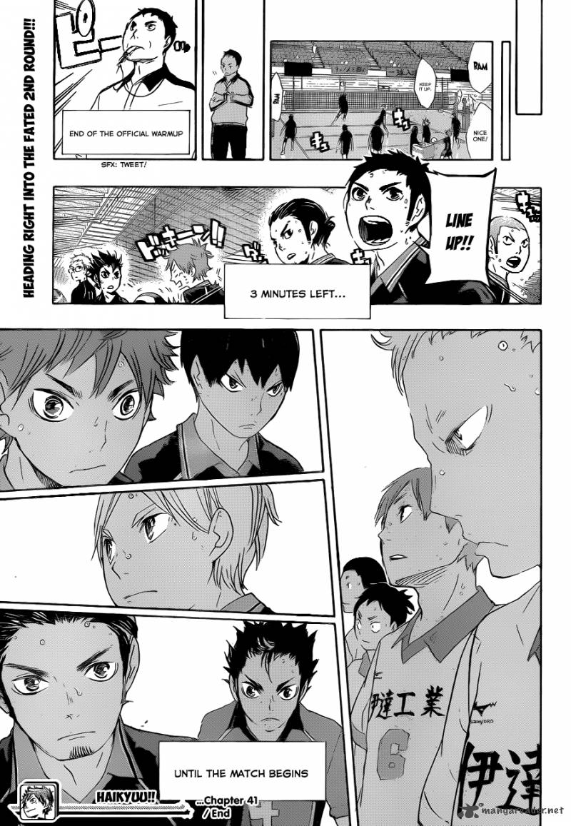 Haikyuu!! Chapter 41 - Page 21