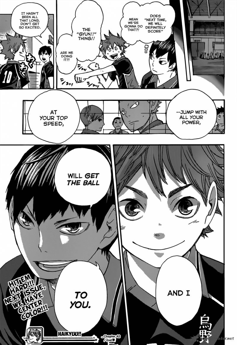 Haikyuu!! Chapter 42 - Page 20