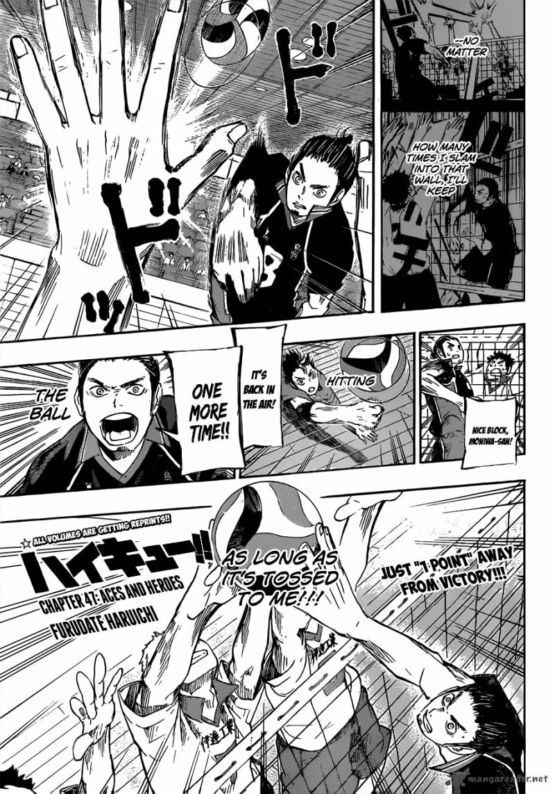 Haikyuu!! Chapter 47 - Page 3