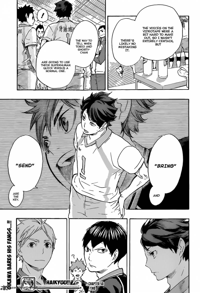 Haikyuu!! Chapter 50 - Page 21