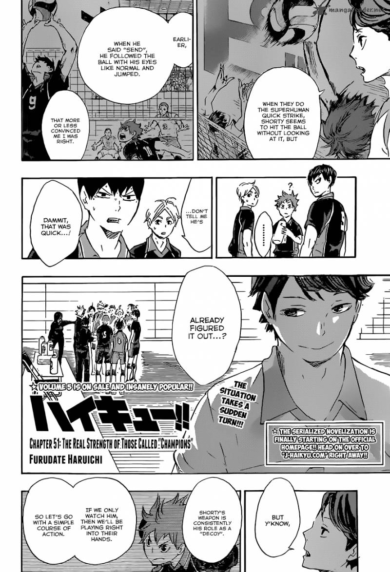 Haikyuu!! Chapter 51 - Page 4