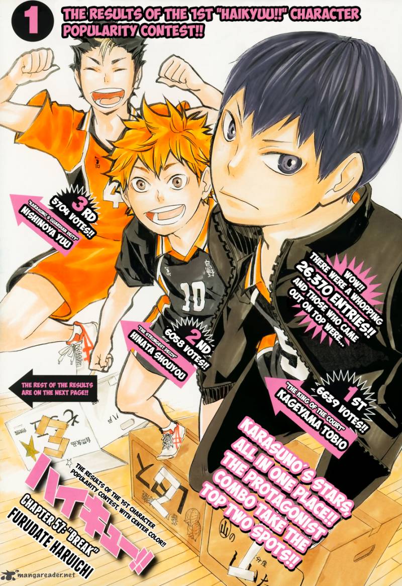 Haikyuu!! Chapter 57 - Page 3