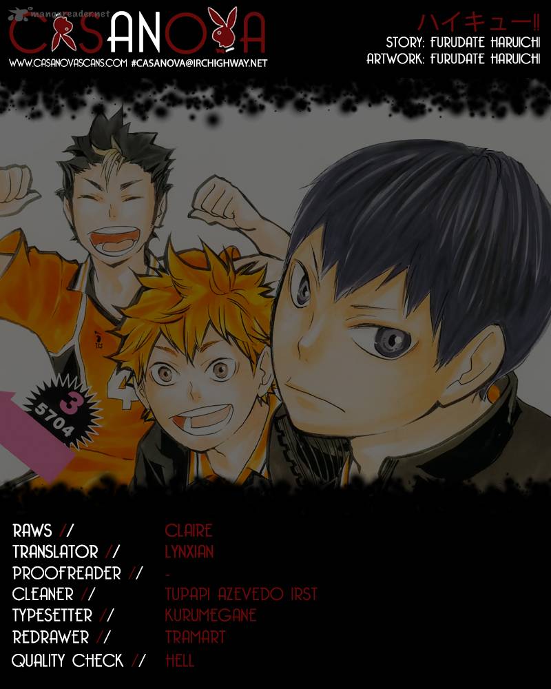 Haikyuu!! Chapter 63 - Page 1