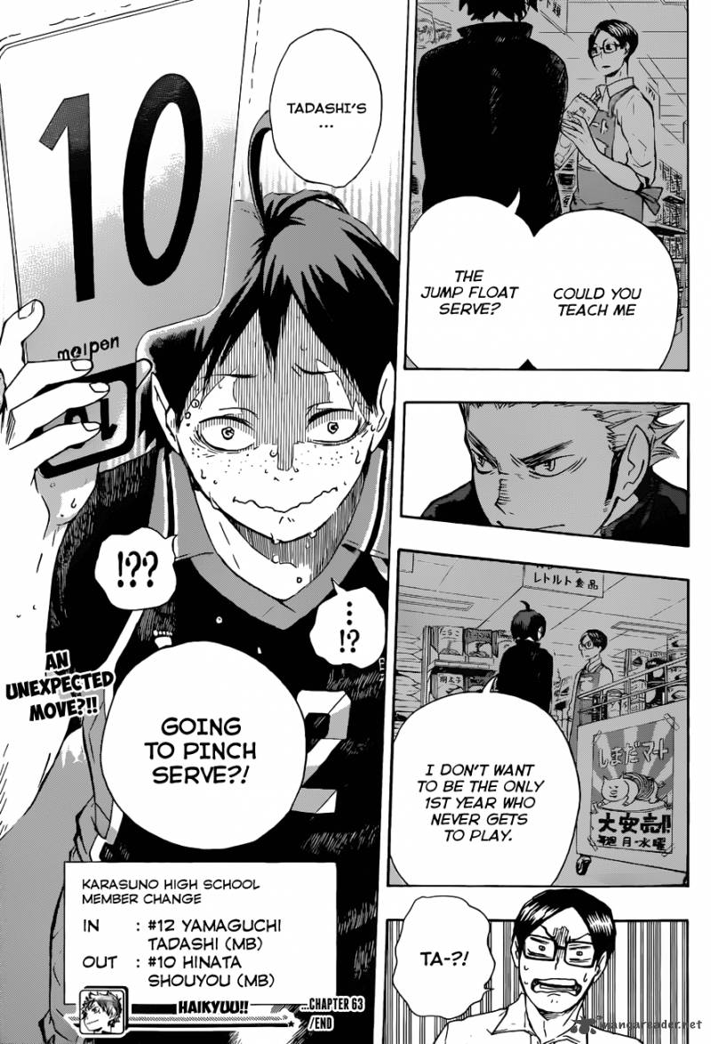 Haikyuu!! Chapter 63 - Page 20