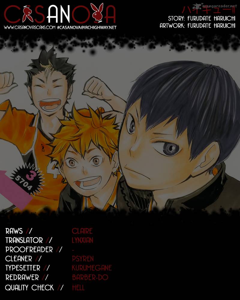 Haikyuu!! Chapter 74 - Page 1