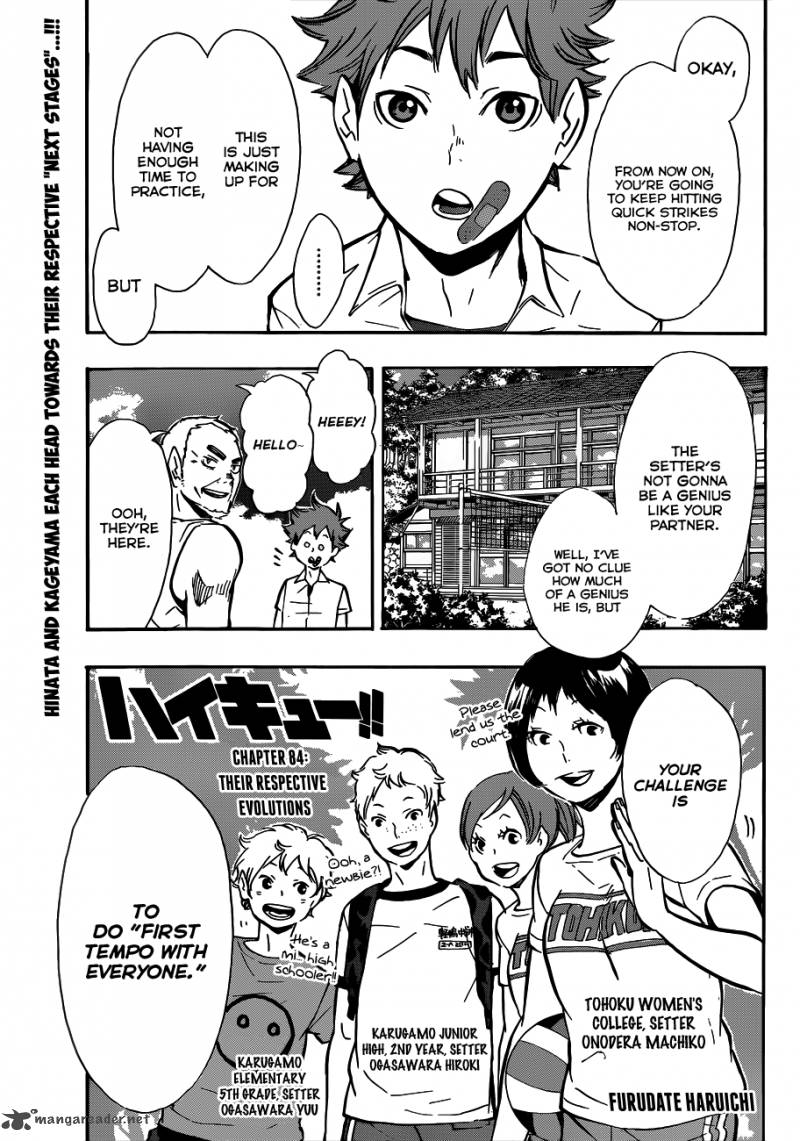 Haikyuu!! Chapter 84 - Page 2