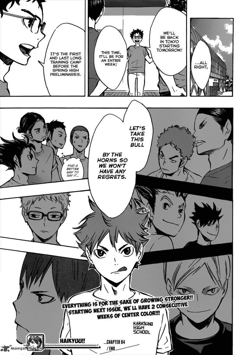 Haikyuu!! Chapter 84 - Page 20