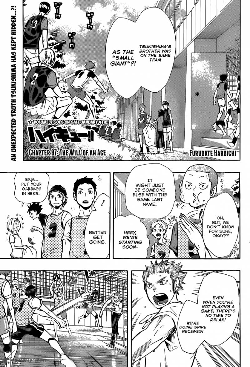 Haikyuu!! Chapter 87 - Page 2