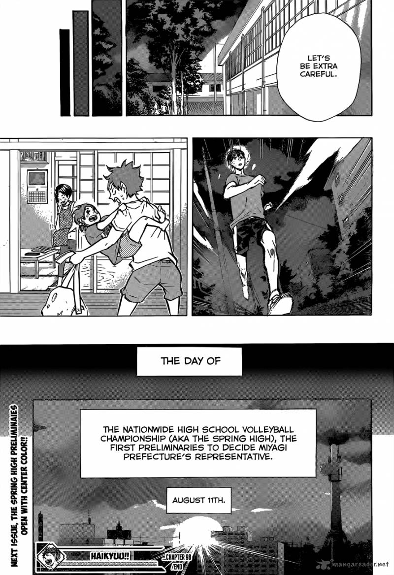 Haikyuu!! Chapter 98 - Page 19