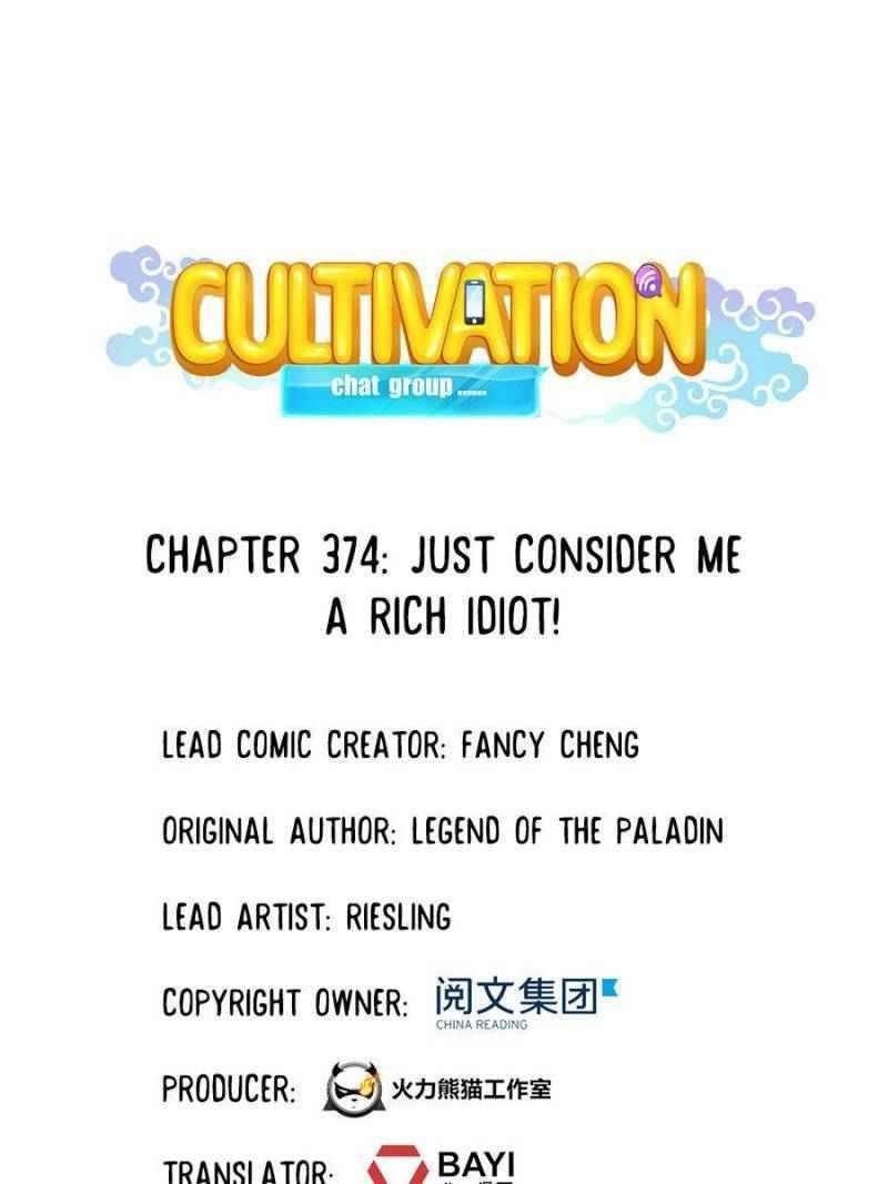 Cultivation Chat Group Chapter 374 - Page 1