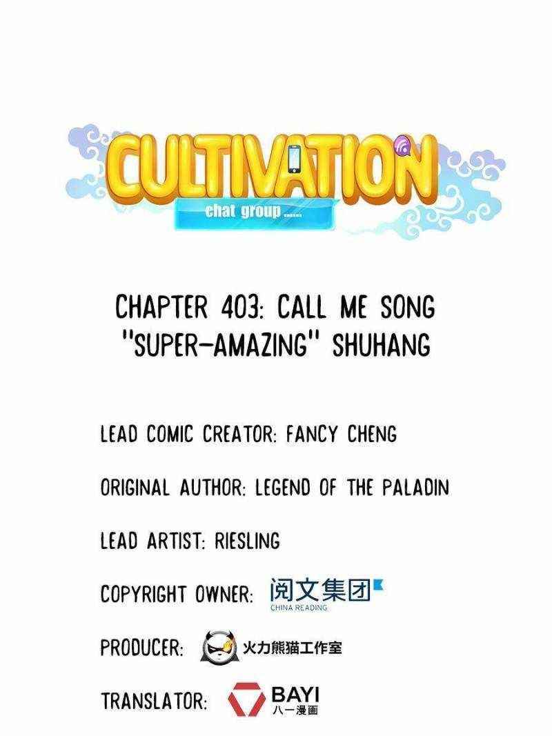 Cultivation Chat Group Chapter 403 - Page 1