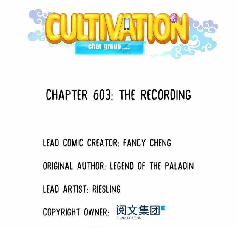 Cultivation Chat Group Chapter 603 - Page 1