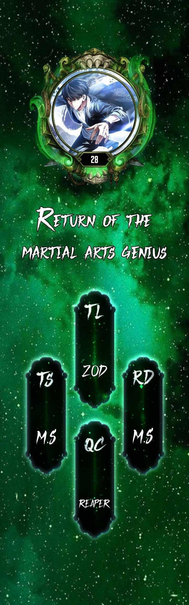 Return of the Martial Arts Genius Chapter 28 - Page 1