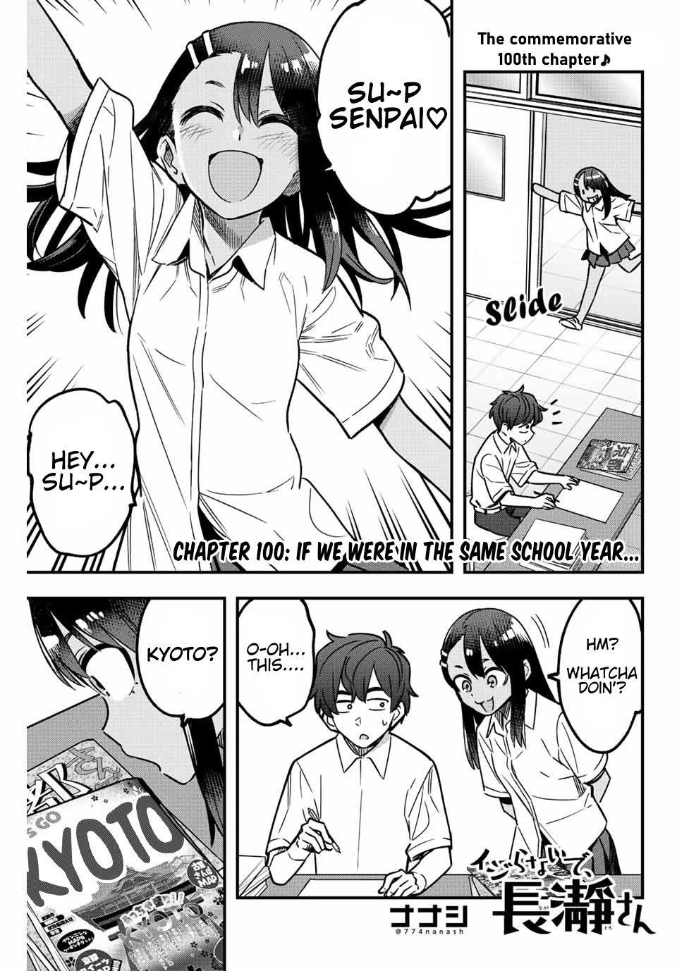 Please Don’t Bully Me, Nagatoro Chapter 100 - Page 1