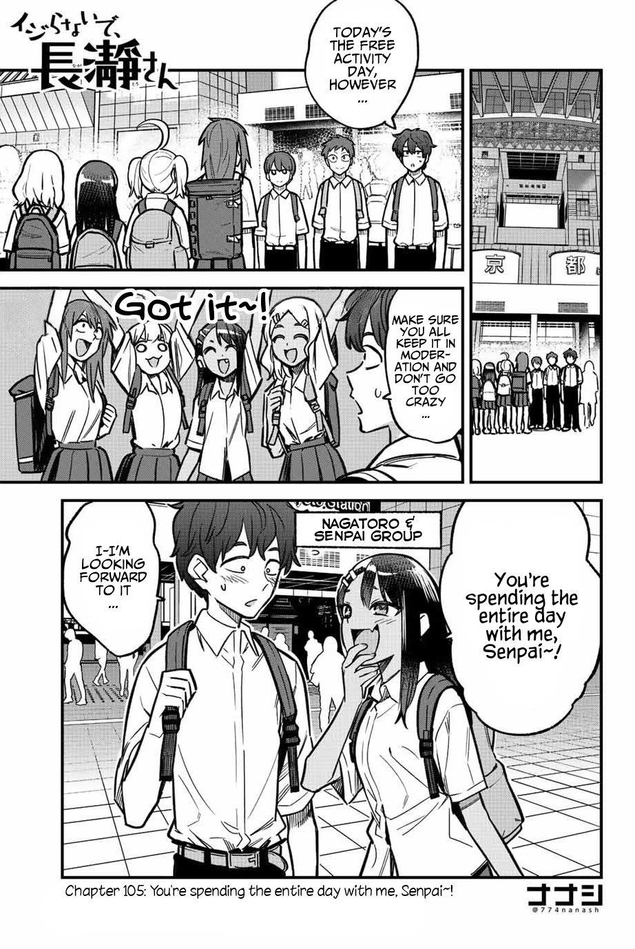 Please Don’t Bully Me, Nagatoro Chapter 105 - Page 1