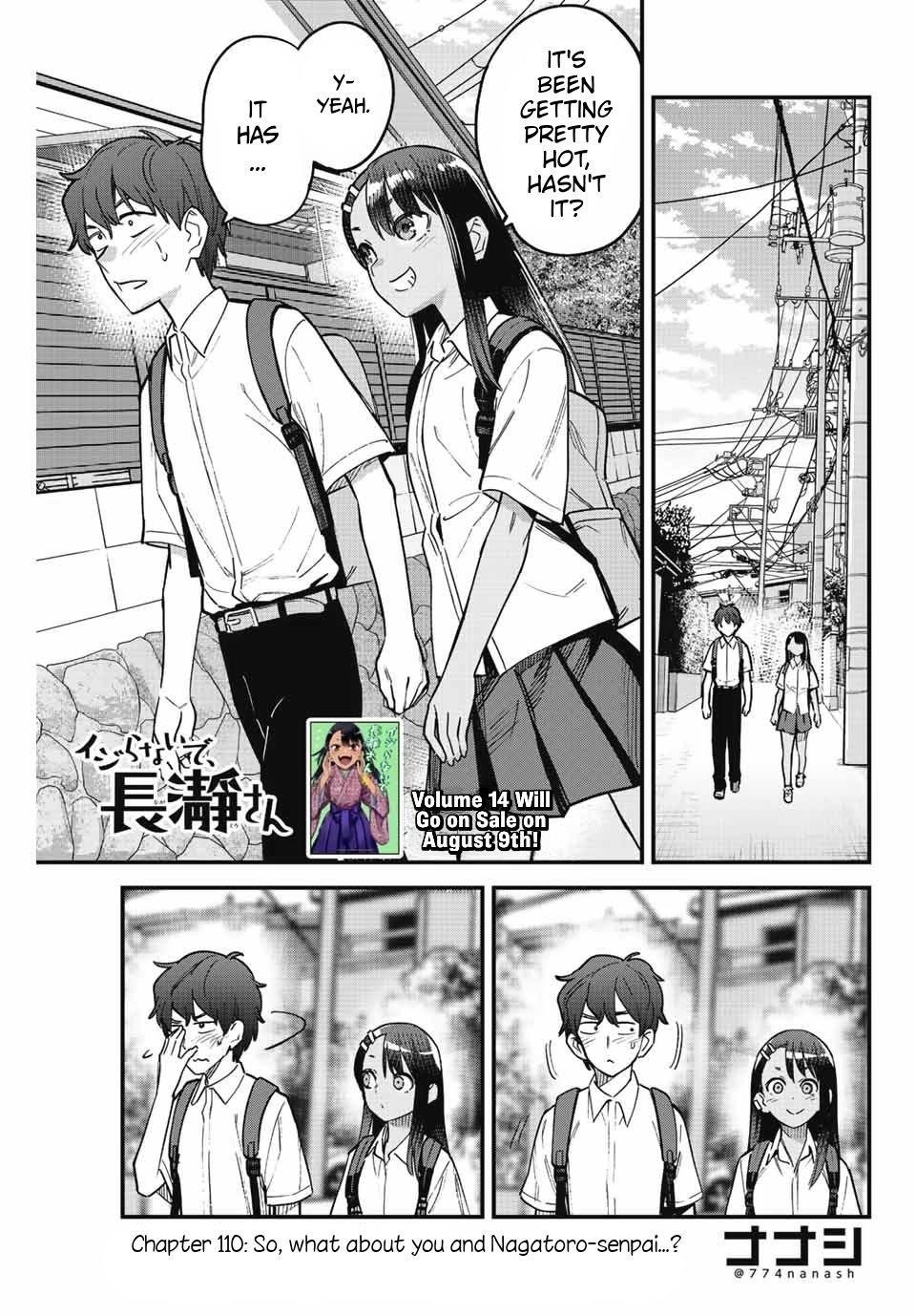 Please Don’t Bully Me, Nagatoro Chapter 110 - Page 1