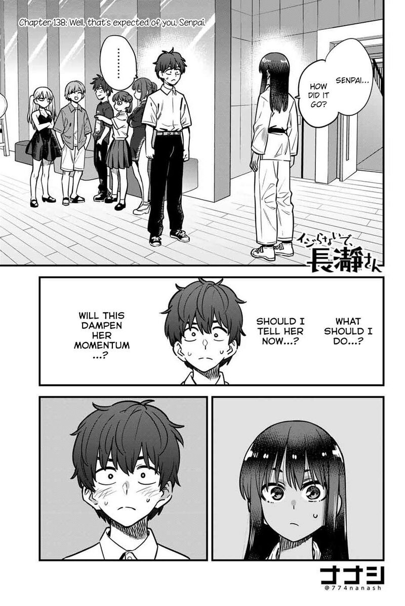 Please Don’t Bully Me, Nagatoro Chapter 138 - Page 1