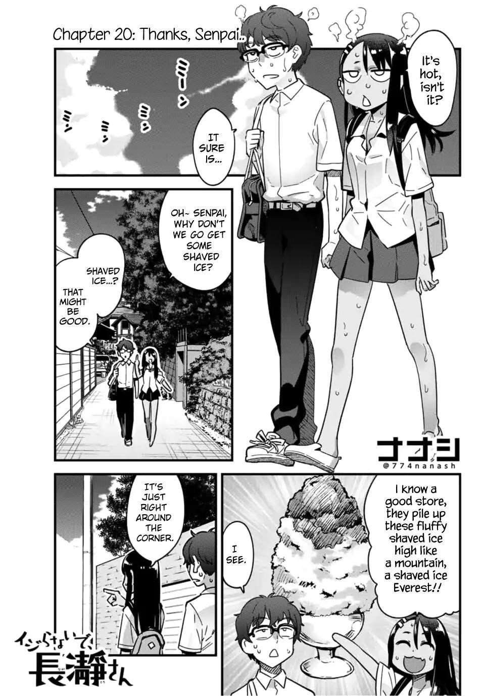 Please Don’t Bully Me, Nagatoro Chapter 20 - Page 1