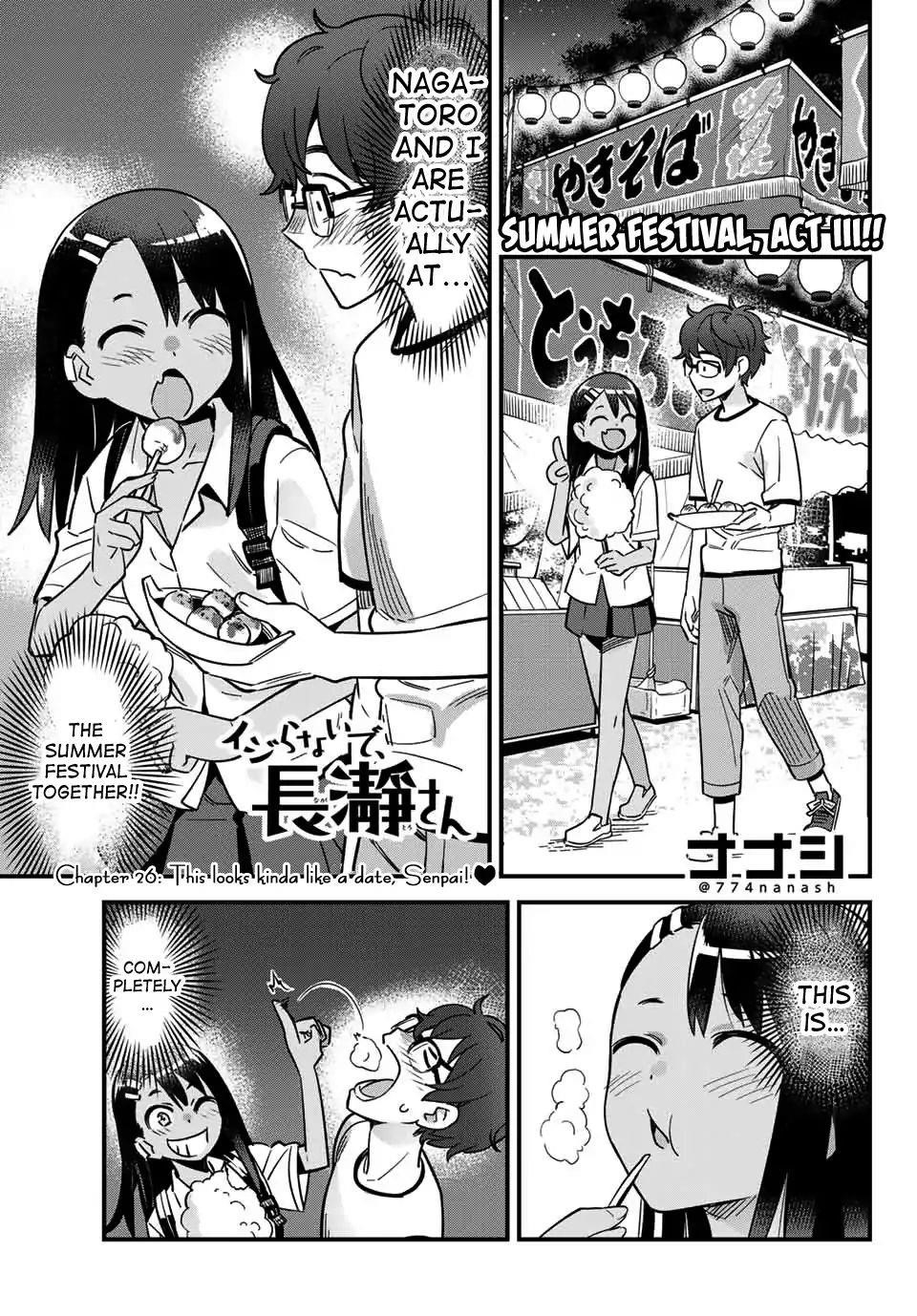 Please Don’t Bully Me, Nagatoro Chapter 26 - Page 1