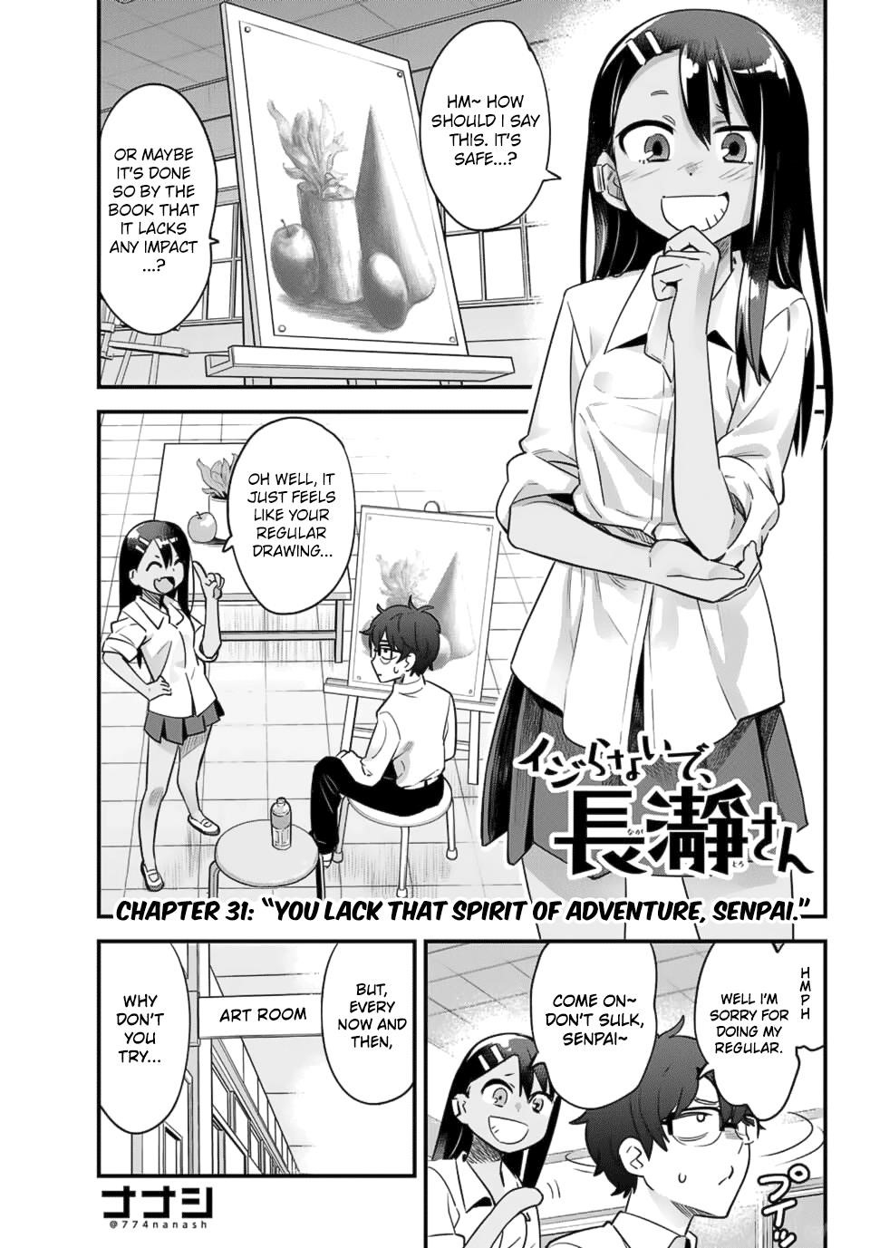 Please Don’t Bully Me, Nagatoro Chapter 31 - Page 1