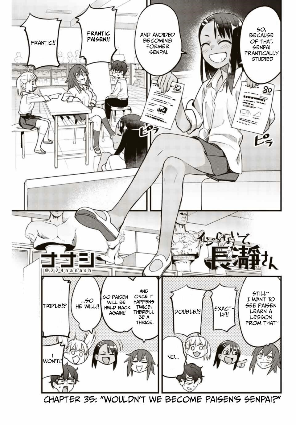 Please Don’t Bully Me, Nagatoro Chapter 35 - Page 1