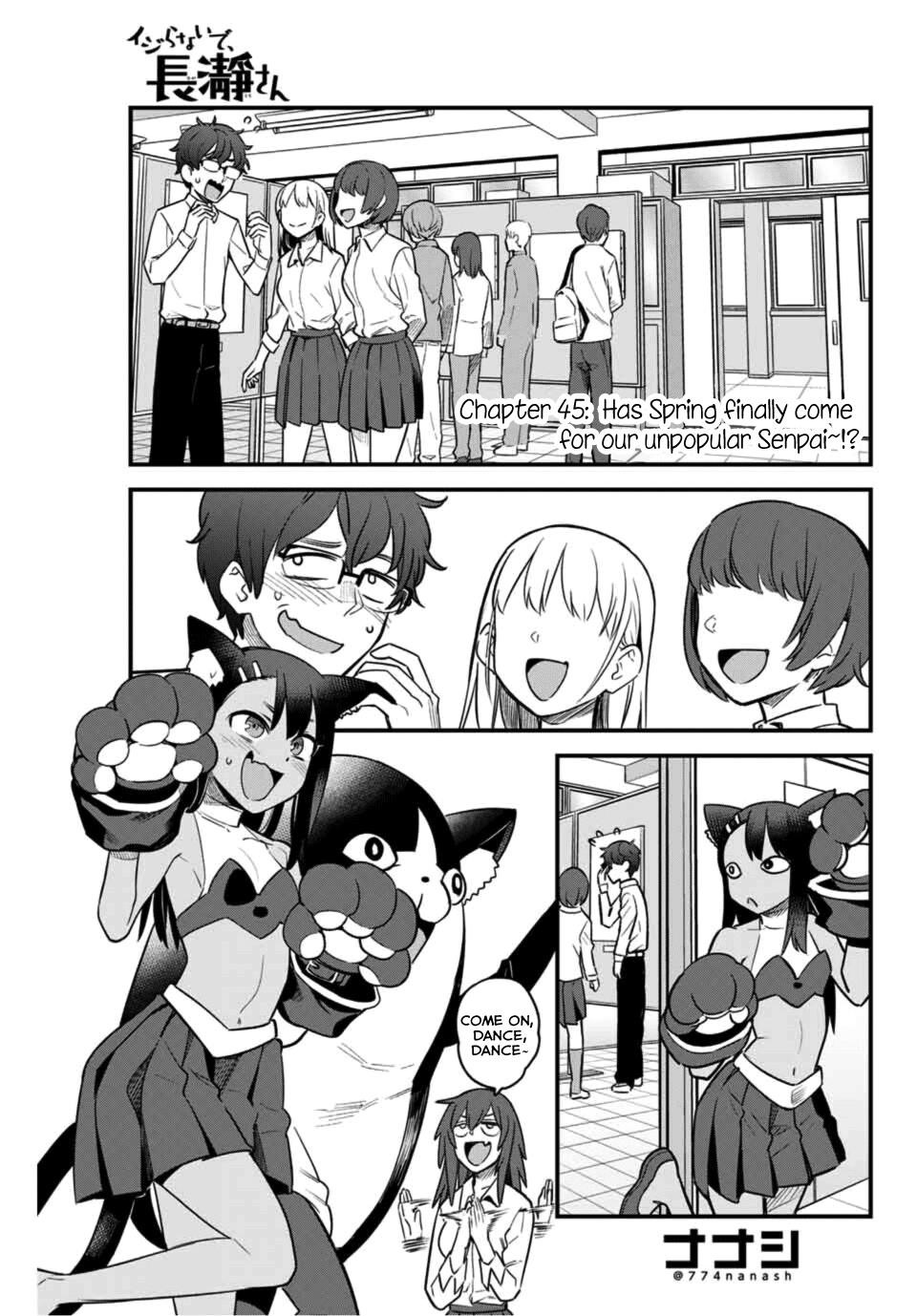 Please Don’t Bully Me, Nagatoro Chapter 45 - Page 1