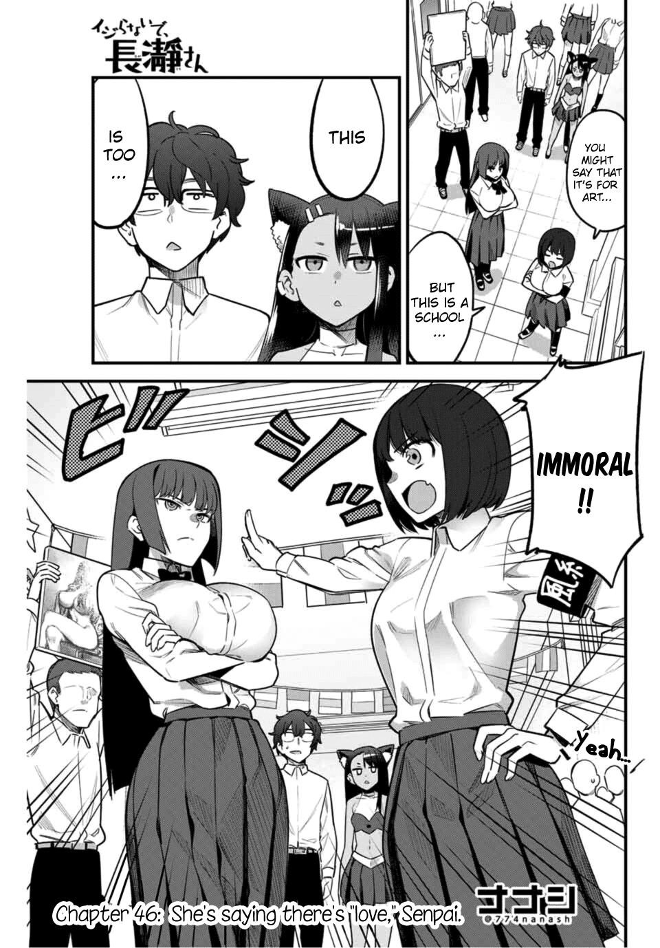 Please Don’t Bully Me, Nagatoro Chapter 46 - Page 1