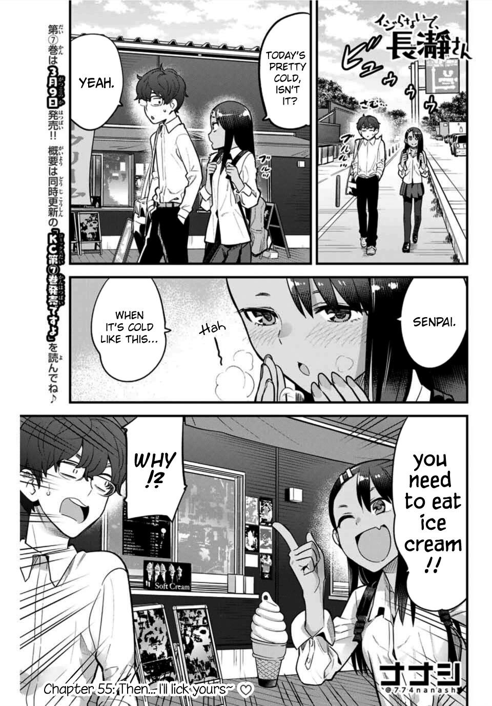 Please Don’t Bully Me, Nagatoro Chapter 55 - Page 1