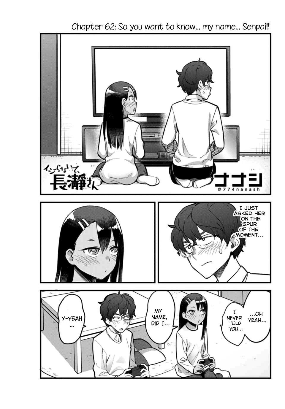 Please Don’t Bully Me, Nagatoro Chapter 62 - Page 1