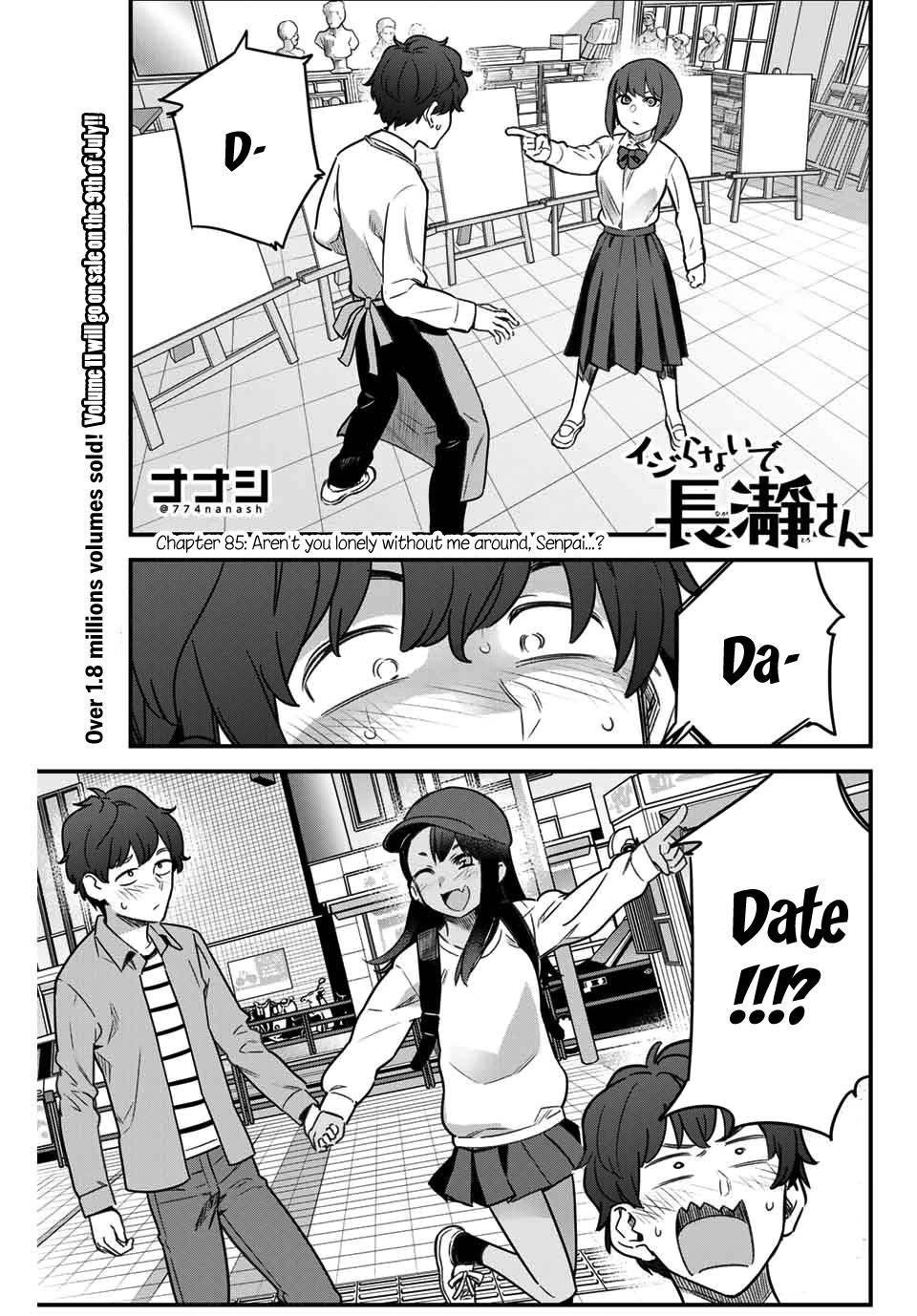 Please Don’t Bully Me, Nagatoro Chapter 85 - Page 1