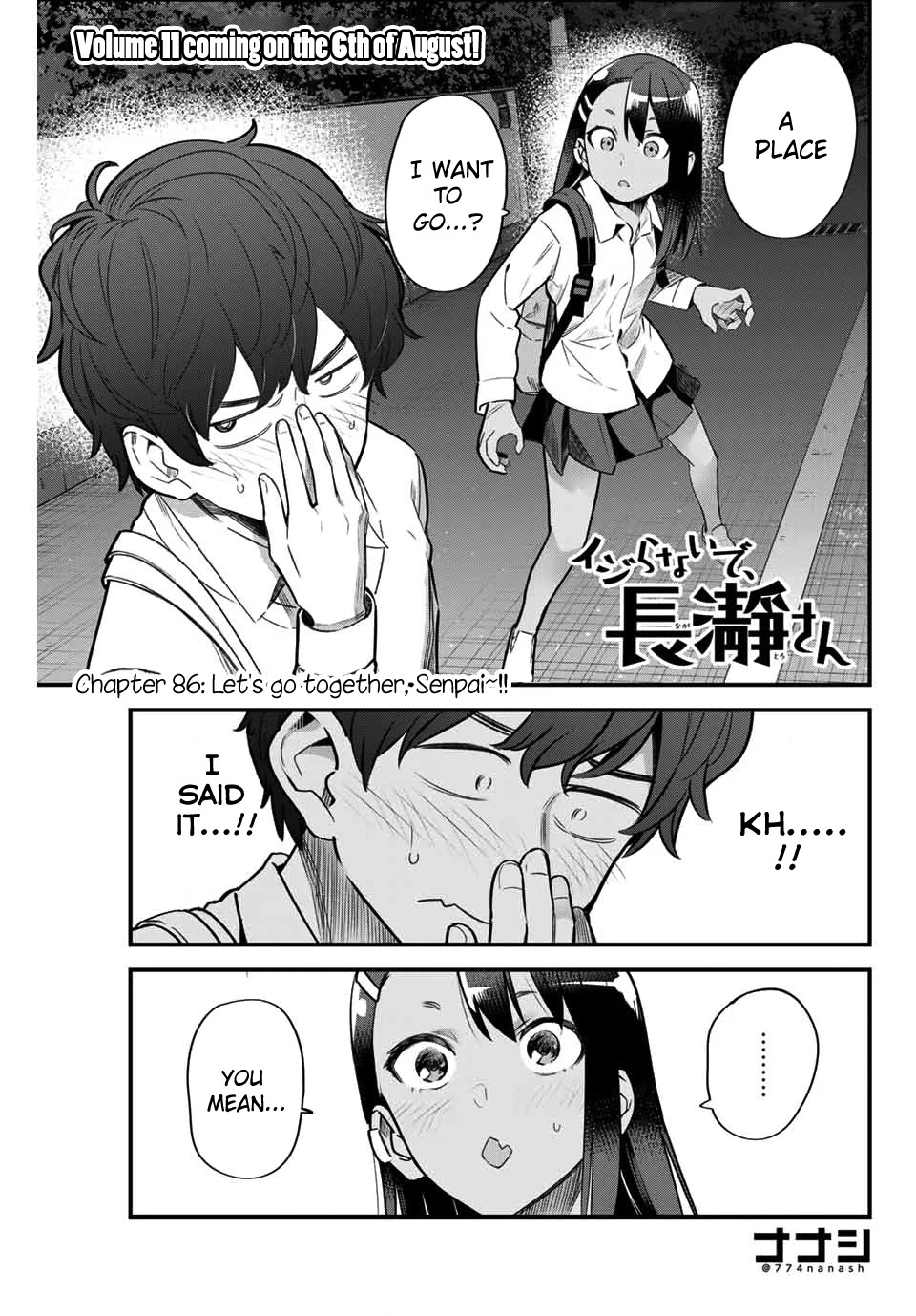 Please Don’t Bully Me, Nagatoro Chapter 86 - Page 1