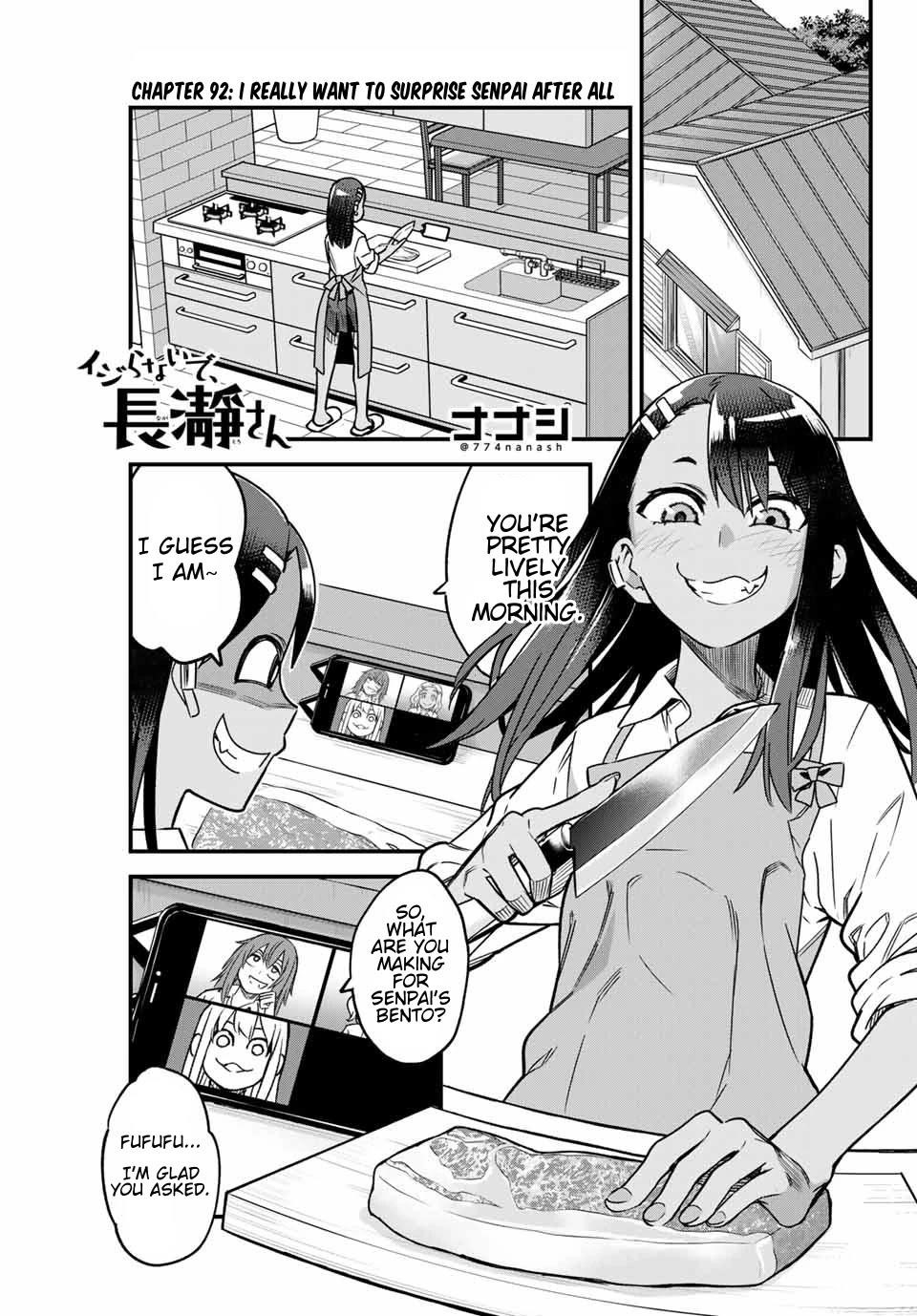 Please Don’t Bully Me, Nagatoro Chapter 92 - Page 1