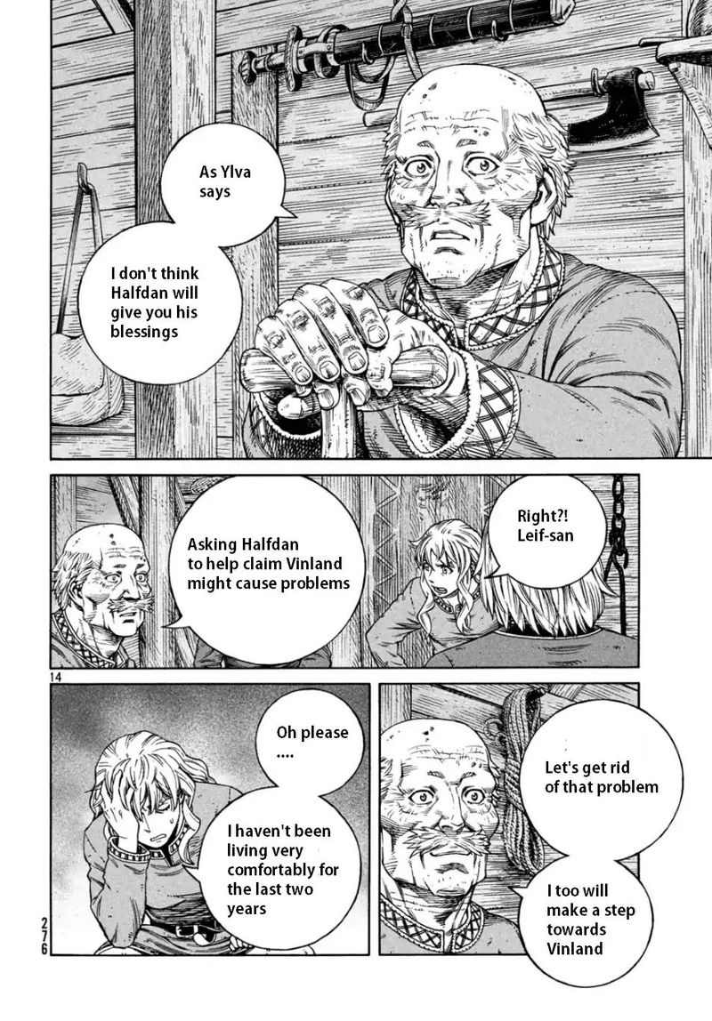 Vinland Saga Chapter 166 - Page 14