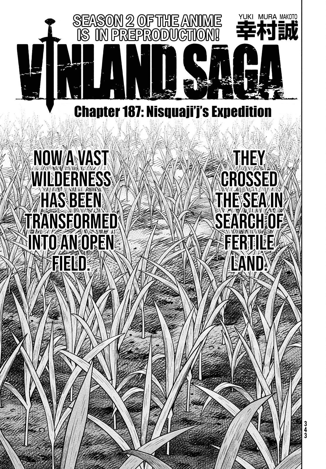 Vinland Saga Chapter 187 - Page 1