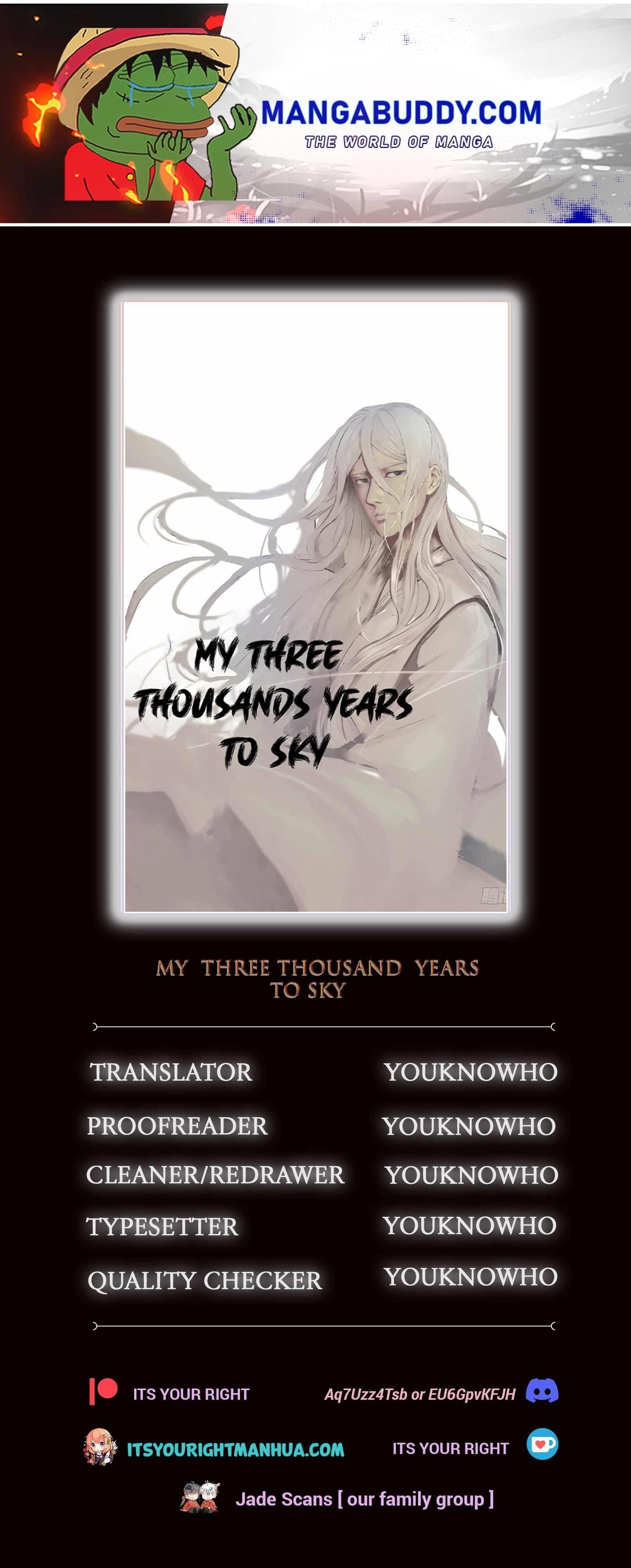 My Three Thousand Years to the Sky Chapter 256 - Page 1