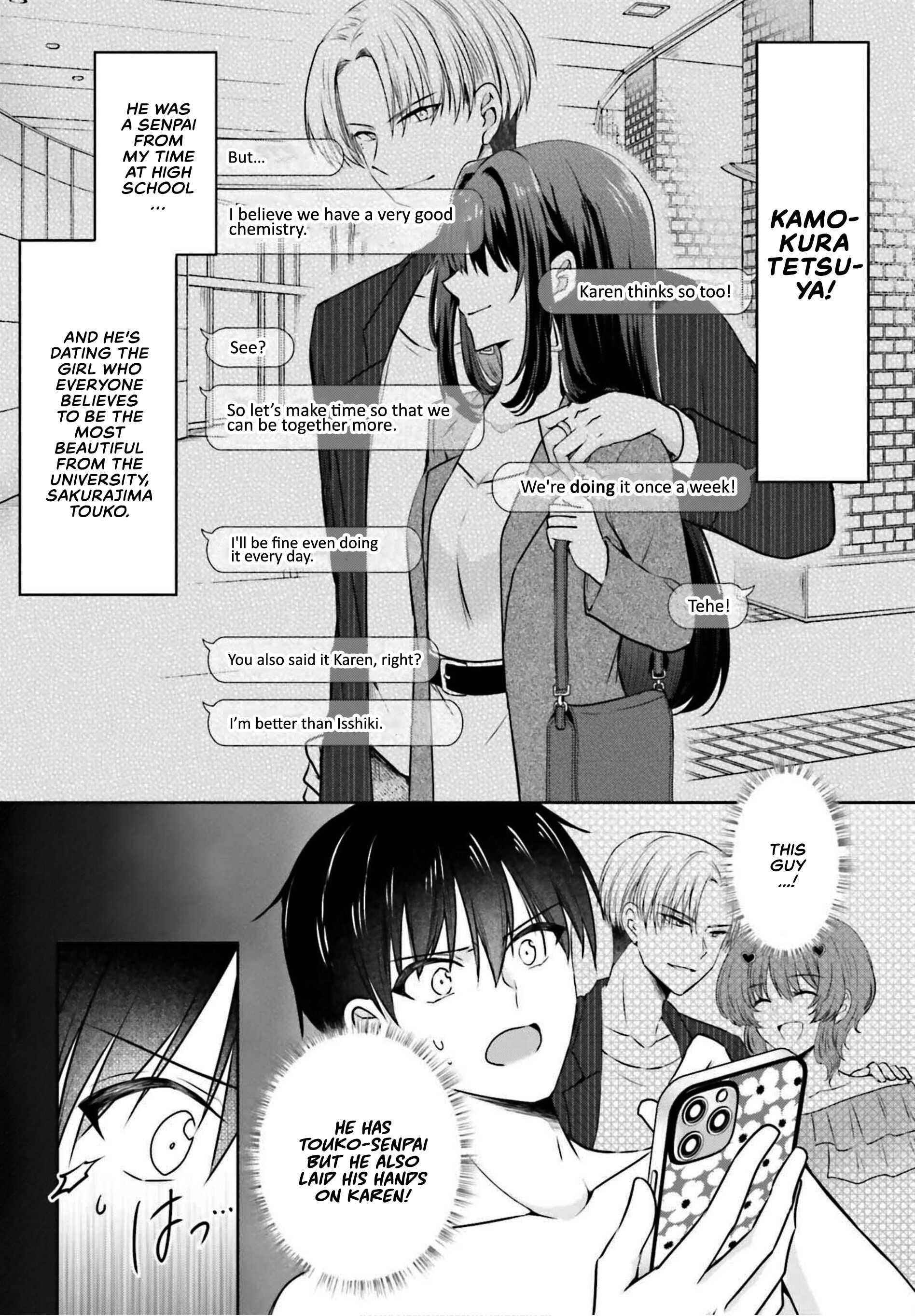 My Girlfriend Cheated on Me With a Senior, so I’m Cheating on Her With His Girlfriend Chapter 1 - Page 9