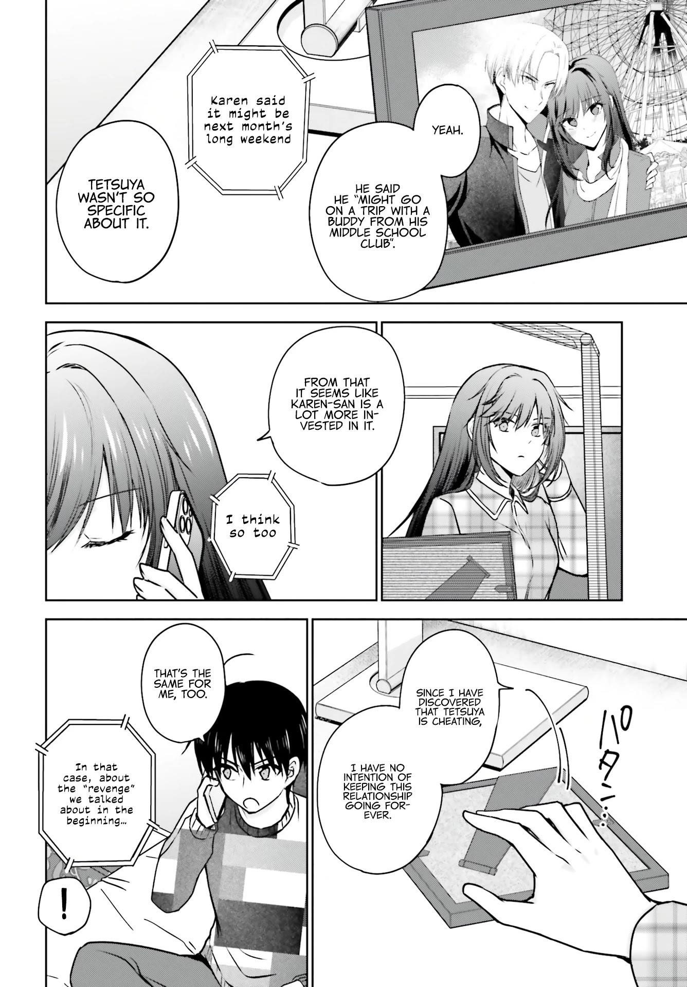 My Girlfriend Cheated on Me With a Senior, so I’m Cheating on Her With His Girlfriend Chapter 4 - Page 16