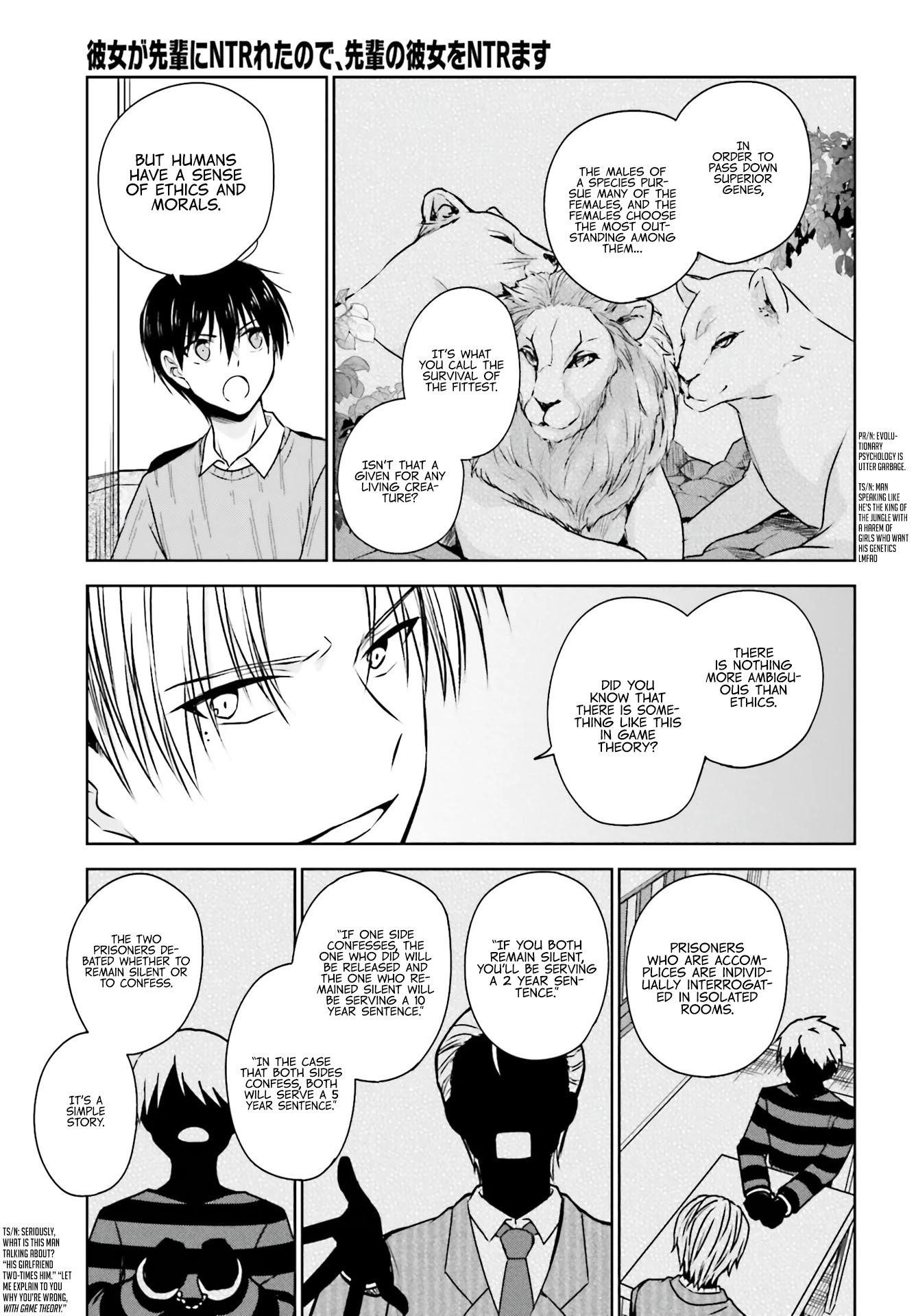 My Girlfriend Cheated on Me With a Senior, so I’m Cheating on Her With His Girlfriend Chapter 4 - Page 9